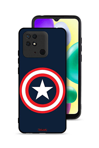 Tolwak غطاء حماية لهاتف شاومي ريدمي 10 سي - كابتن أمريكا