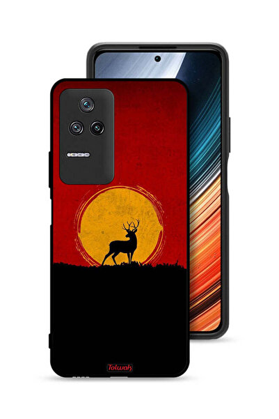 Tolwak غطاء حماية شاومي بوكو F4 بتصميم غزال وقمر