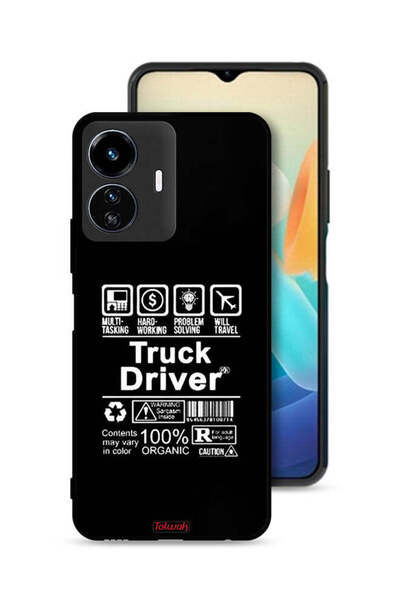 Tolwak غطاء حماية لهاتف Vivo Y77 5G، ملصق سائق شاحنة