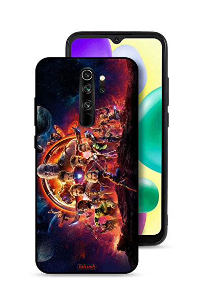 Tolwak غطاء حماية لهاتف شاومي ريدمي نوت 8 برو بتصميم أفينجرز