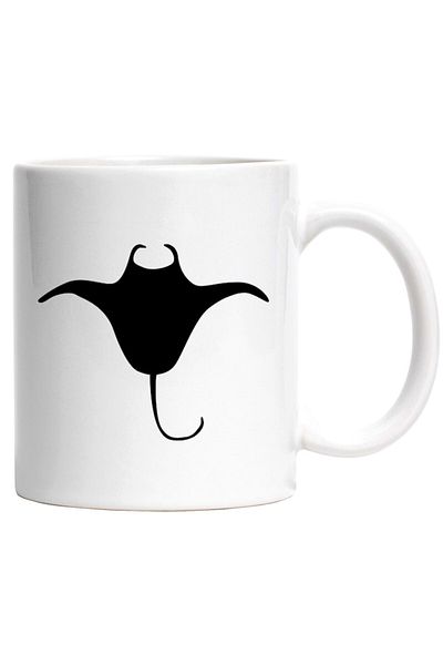 INOVATIX Personalized white mug, a sea cat - water, INOVATIX®. 330ml