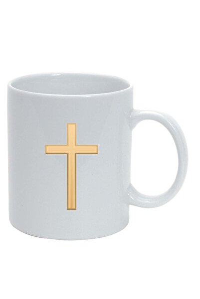 INOVATIX Cana alba personalizata, Hristos, alb, D1100, INOVATIX®. 330ml