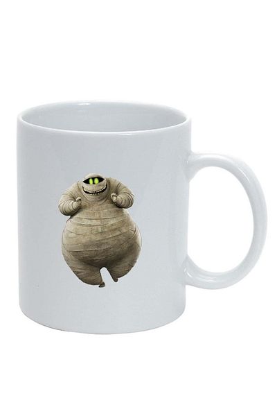 INOVATIX Personalized white mug, Ghost, white, D372, INOVATIX®. 330ml