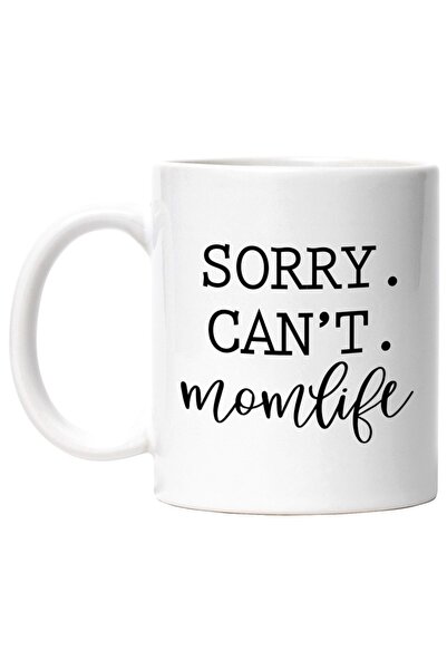 INOVATIX Cana alba personalizata, Sorry. Can't. momlife - scuze nu pot viata ...