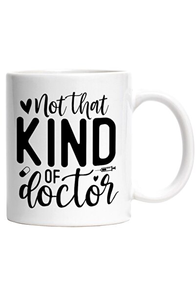 INOVATIX Cana alba personalizata, inimioare si ul Nu acel tip de doctor, INOV...