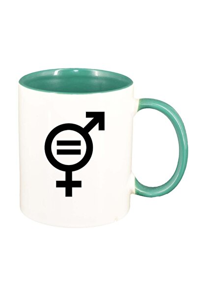 INOVATIX Cana alba personalizata, Σημάδι Φύλου, εσωτερικό πράσινο, D989, INOV...