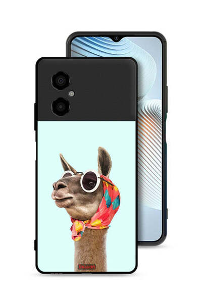 Tolwak غطاء حماية لهاتف Xiaomi Poco M4 5G، لون جمل أنيق ولطيف