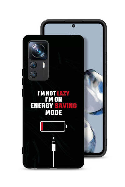 Tolwak غطاء حماية لهاتف Xiaomi 12T Pro أنا لست كسولاً، أنا في وضع توفير الطاقة
