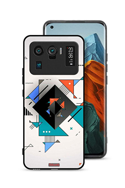 Tolwak غطاء حماية لهاتف شاومي مي 11 ألترا بأشكال مربعة ومثلثة ونمط تجريدي