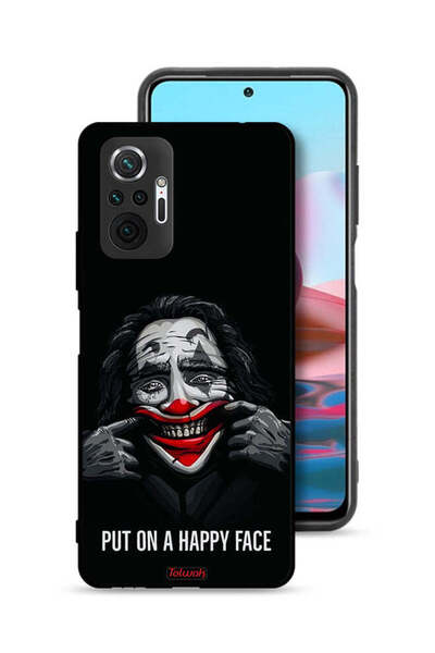 Tolwak غطاء حماية لهاتف شاومي ريدمي نوت 10 برو 4G بوجه سعيد