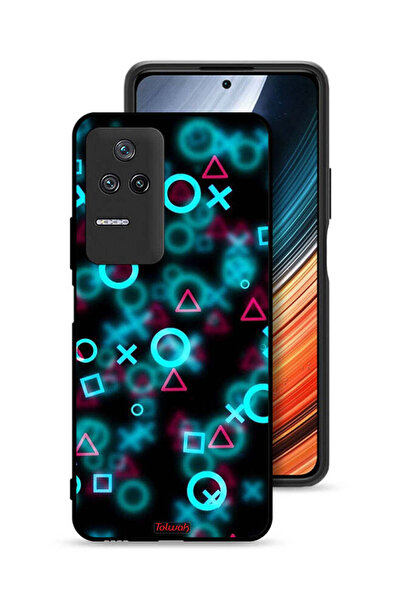 Tolwak غطاء حماية لهاتف شاومي ريدمي كيه 50 برسومات أيقونات لعبة الحبار الصغيرة