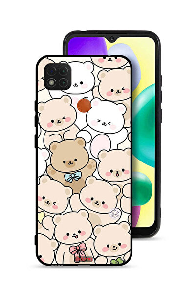 Tolwak غطاء حماية لهاتف شاومي ريدمي 9C بنقشة الدببة