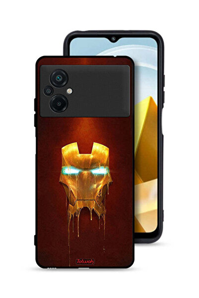 Tolwak غطاء حماية لهاتف شاومي بوكو M5 4G بطبعة الرجل الحديدي مارفل كوميكس