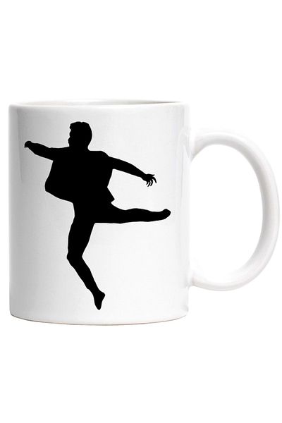 INOVATIX Personalized white mug, a dancer - dance joy movement talent, INOVATIX®. 330ml