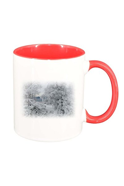 INOVATIX Εξατομικευμένη λευκή κούπα, Εικόνα, κόκκινο εσωτερικό, D257, INOVATI...