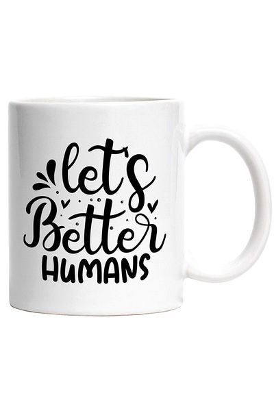 INOVATIX Personalized white mug, for those who want to become better people, INOVATIX®. 330ml