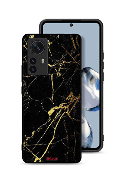 Tolwak غطاء حماية لهاتف شاومي 12S برو - رخامي متصدع