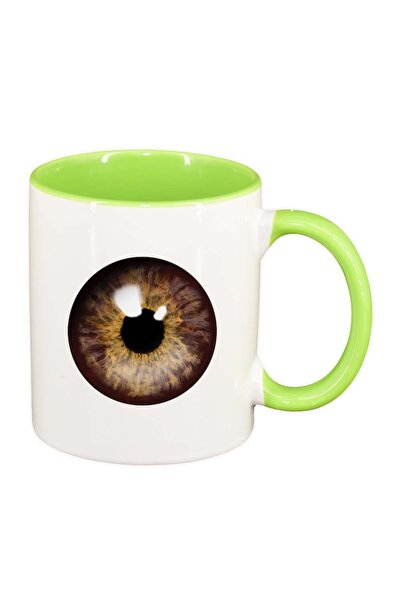 INOVATIX Cana alba personalizata, Eyeball, interior verde deschis, D300, INOV...