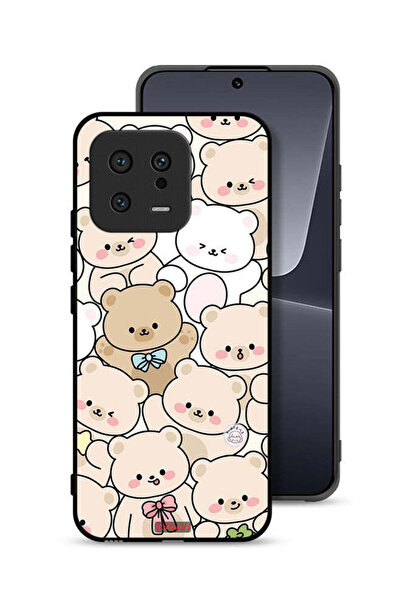 Tolwak غطاء حماية لهاتف Xiaomi 13 بنقشة الدببة