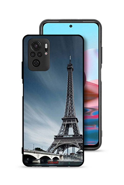 Tolwak Xiaomi Redmi Note 10S Protective Case Cover Eiffel Tower