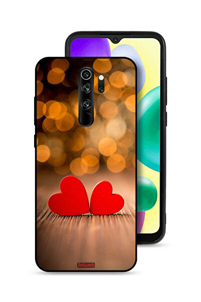 Tolwak Xiaomi Redmi Note 8 Pro Protective Case Cover Two Beautiful Hearts