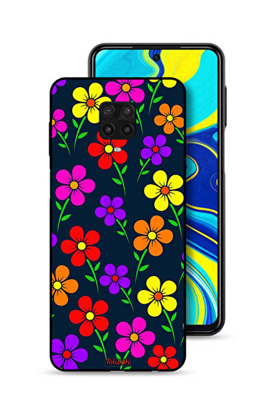 Tolwak غطاء حماية لهاتف شاومي ريدمي نوت 9 برو - زهور ملونة