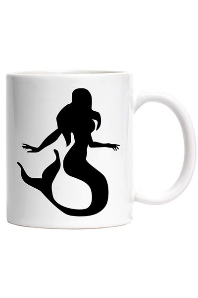 INOVATIX Personalized white mug, a mermaid - fantastic fairy tale creature, INOVATIX®. 330ml