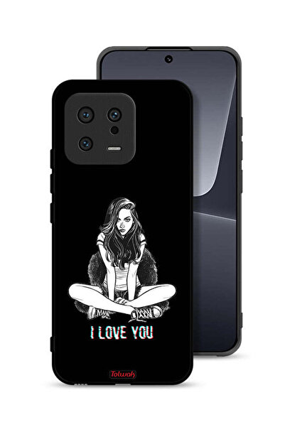 Tolwak غطاء حماية لهاتف شاومي 13 بتصميم "أحبك"