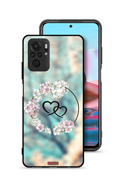 Tolwak غطاء حماية لهاتف Xiaomi Poco M5s بتصميم قلوب في فن الخاتم