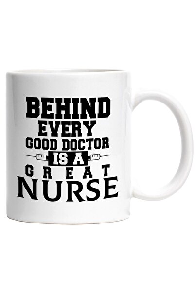 INOVATIX Cana alba personalizata, In spatele fiecarui doctor bun este o asist...