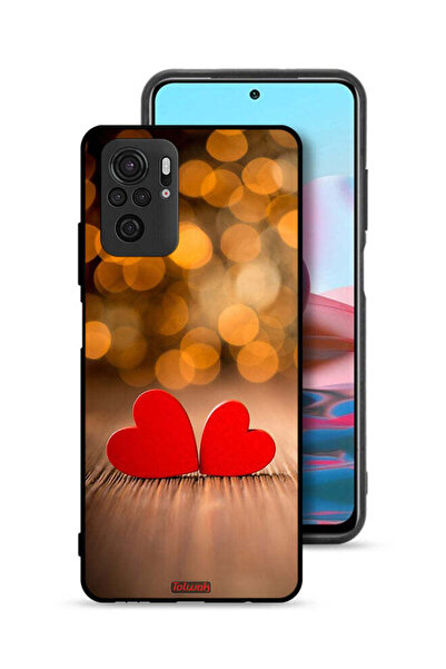 Tolwak Xiaomi Poco M5s Protective Case Cover Two Beautiful Hearts