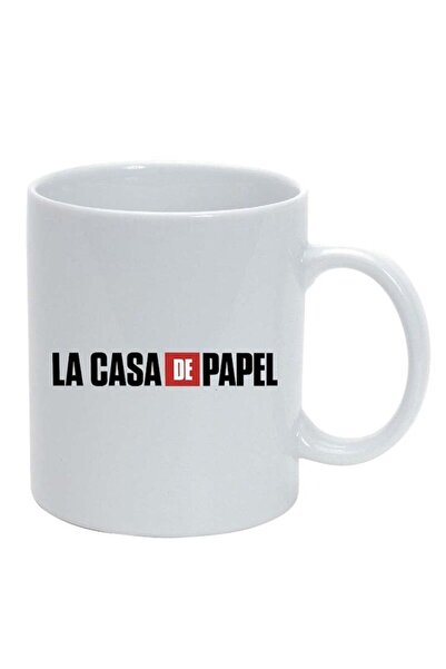 INOVATIX Baston alb personalizat, Casa de Hârtie, alb, D1305, INOVATIX®. 330ml