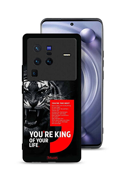 Tolwak غطاء حماية لهاتف Vivo X80 Pro أنت ملك حياتك