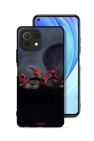 Tolwak Xiaomi Mi 11 Lite Protective Case Cover Three Spiders