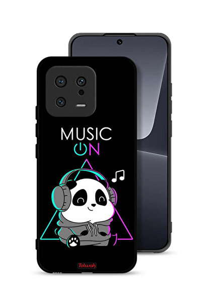 Tolwak غطاء حماية لهاتف Xiaomi 13 بطبعة موسيقى الباندا