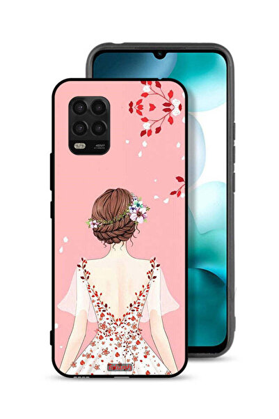 Tolwak غطاء حماية لهاتف شاومي مي 10 لايت 5G برسم فتاة واقفة