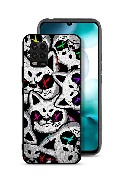 Tolwak غطاء حماية لهاتف شاومي مي 10 لايت 5G بطبعة قطط مارشميلو