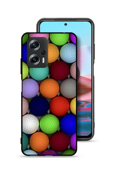 Tolwak غطاء حماية لهاتف شاومي ريدمي نوت 11T برو 5G، كرات فنية تجريدية