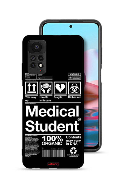 Tolwak غطاء حماية لهاتف شاومي ريدمي نوت 11 برو 5G، ملصق طالب الطب