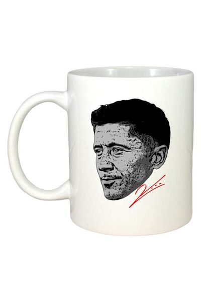 INOVATIX Personalized White Mug, Footballer Luwa, . White Handle and Interior, ®. 330ml