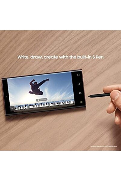 Samsung Galaxy S22 Ultra 5G Mobile Phone 256GB SIM Free Android Smartphone Burgundy- International V