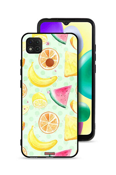 Tolwak غطاء حماية لهاتف شاومي ريدمي 10A برسومات فواكه وألوان مائية