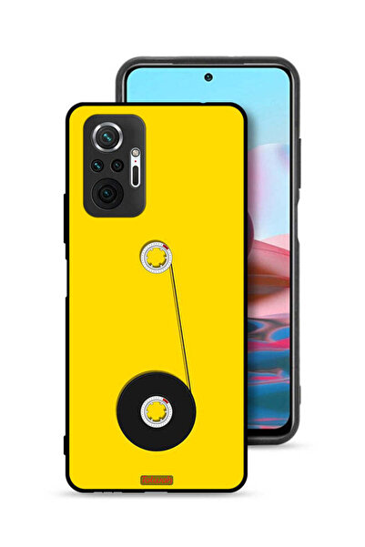 Tolwak غطاء حماية لهاتف شاومي ريدمي نوت 10 برو 4G برسومات عجلة كاسيت