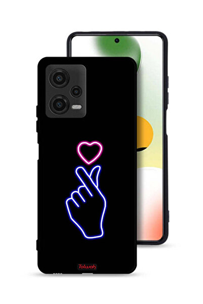 Tolwak غطاء حماية Xiaomi Poco X5 بتصميم قلب سناب