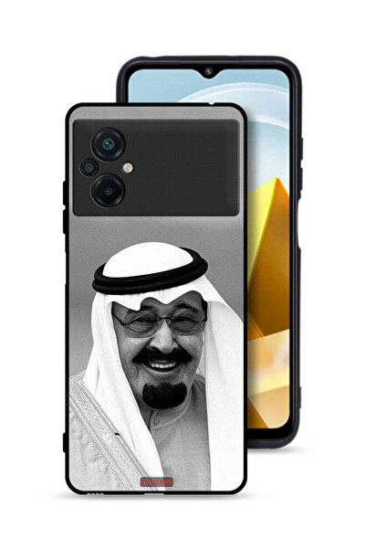 Tolwak غطاء حماية لهاتف شاومي بوكو M5 4G صورة الملك عبد الله مبتسمًا