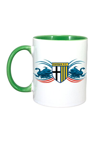 INOVATIX Cana Alba Personalizata, Fc Parma Italia, Maner Si Interior Verde, ®...