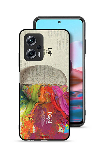 Tolwak غطاء حماية لهاتف شاومي ريدمي نوت 11T برو بلس 5G، رسم تجريدي لعلم الدماغ