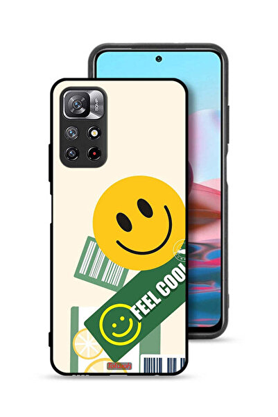 Tolwak غطاء حماية لهاتف شاومي ريدمي نوت 11 4G - ملصق Feel Cool