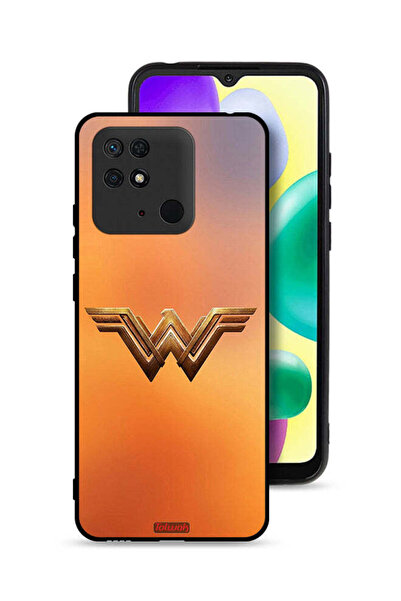 Tolwak غطاء حماية لهاتف شاومي ريدمي 10 سي بشعار وندر وومن