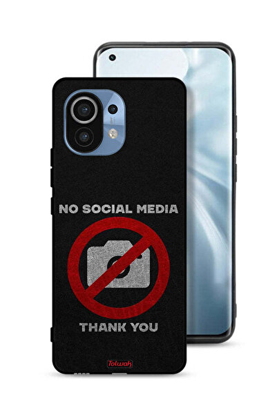 Tolwak جراب حماية Xiaomi Mi 11 لا يوجد وسائل التواصل الاجتماعي شكرًا لك